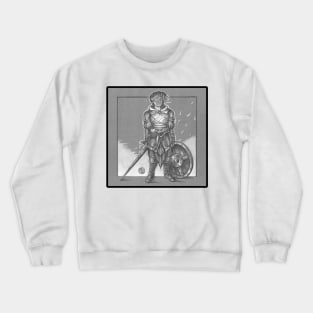 The Heart of a Soldier - Black Outlined Version Crewneck Sweatshirt